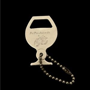 Fat Tire Amber Ale Advertising Bottle Opener Metal Keychain New Belgium